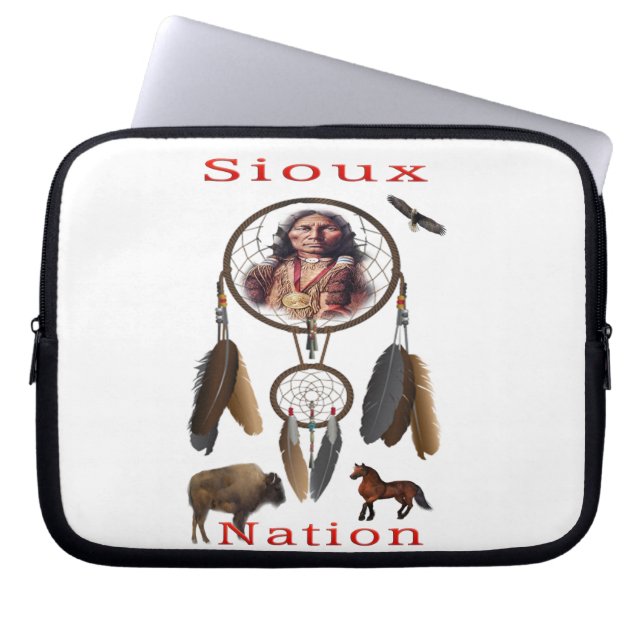 Sioux Nation mercnandise Laptop Fodral (Framsidan)
