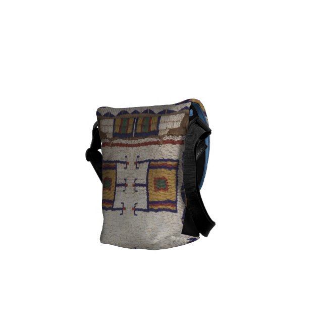 Sioux prydde med pärlor hänger lös kurir väska (Höger Baksida)