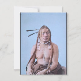 Sioux Warrior (cirka 1890) Vykort
