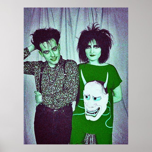 Siouxsie hittade hennes banshee Cure Poster (Framsidan)
