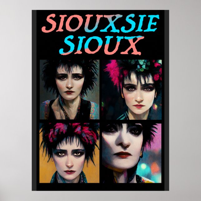 Siouxsie och Banshees Poster (Framsidan)