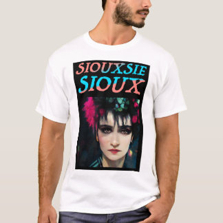 Siouxsie Sioux och Banshees målade T Shirt