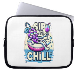Sip and Chill Electronics Bag Laptop Fodral
