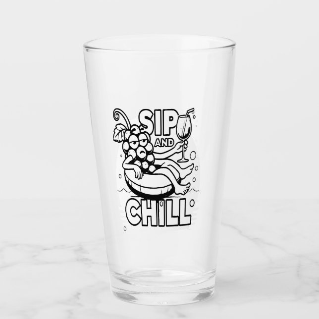 Sip and Chill Glaskopp (Framsida)