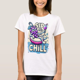 Sip and Chill T Shirt