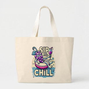 Sip and Chill Toll Bag Jumbo Tygkasse