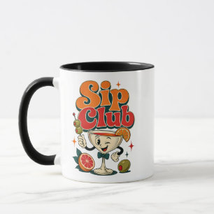 Sip Club Retro Cocktail Mugg