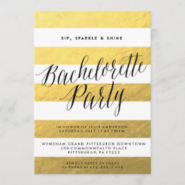 SIP, GNISTRA, SHINE BAHELORETTE PARTY-inbjudan Inbjudningar