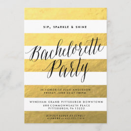 SIP, GNISTRA, SHINE BAHELORETTE PARTY-inbjudan Inbjudningar