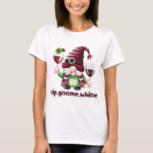 SIP, GNOME, WHINE Vin Älskare Fall T-shirt