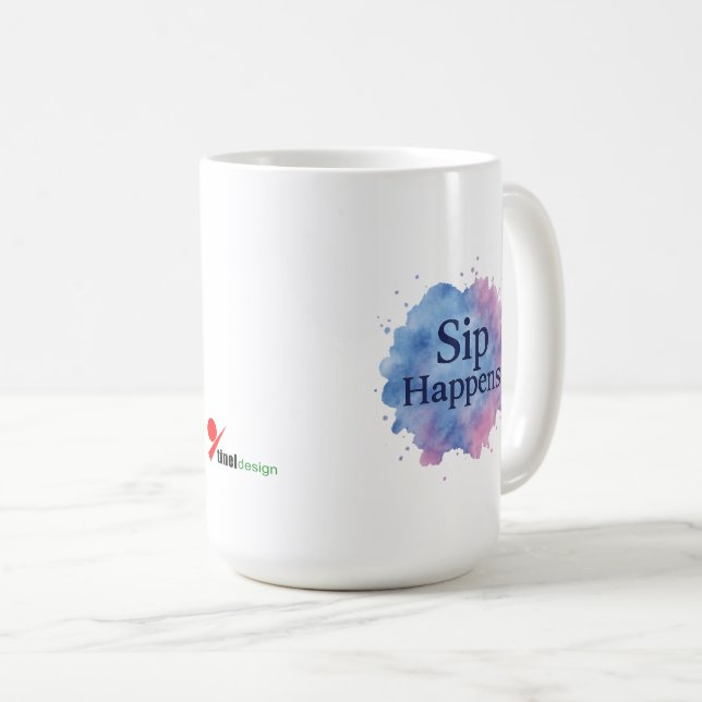 Sip Happens Kaffemugg (Framsida höger)