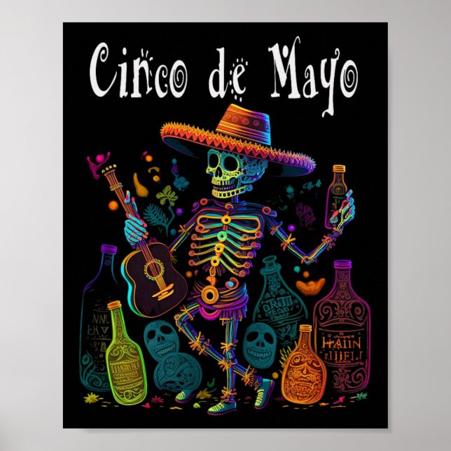 Sip Happens. Lycklig Cinco De Mayo! 12 Poster (Framsidan)