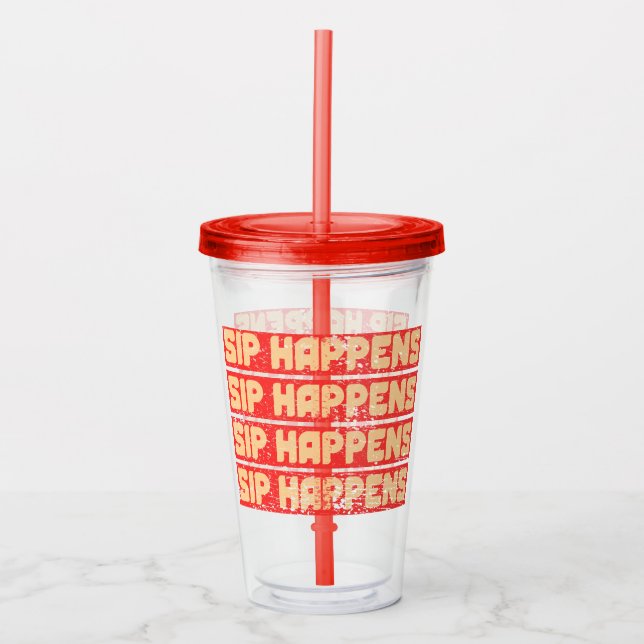SIP HAPPENS  TAKE AWAY MUGG (Framsida)