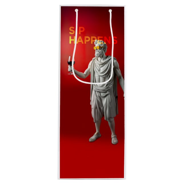 Sip Happens Wine Bag (Framsidan)
