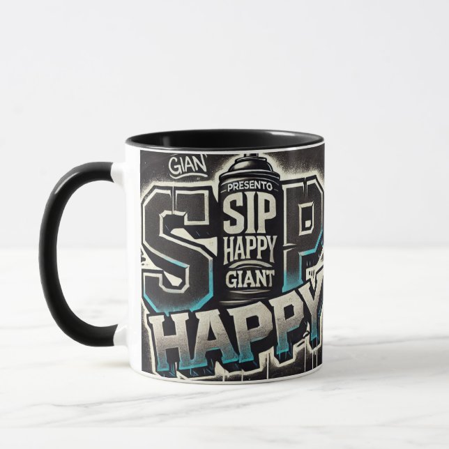 Sip Happy Elegant Design Kaffe Mugg  (Vänster)