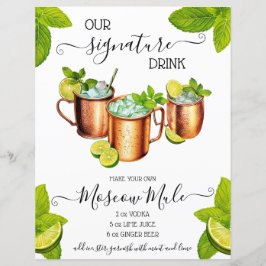 Sip Hooray Moskva Mule Namnteckning Drink Recipe