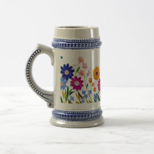 Sip in Bloom - Blommigt Fantasy Mugg ☕ 💐
