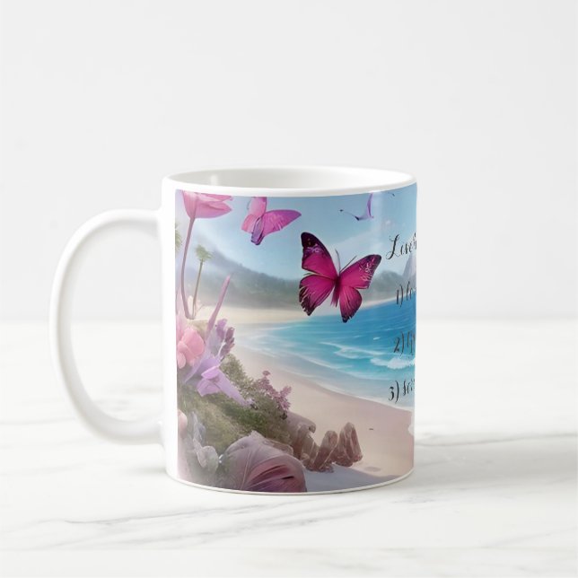 “Sip Into Summer Serenity” or “r Kaffemugg (Vänster)
