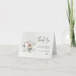 Sip n Visa Nyfödd bebis-vikt - Rosa för tackkort