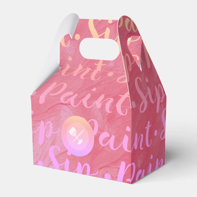 Sip & Paint Presentaskar (Baksidan Sidan)