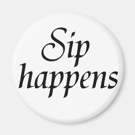 Sip råkar ut för vin novelty skämt som säger att v magnet