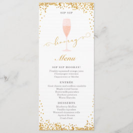 Sip Sip Hooray Brunch Förlovning | Visningsprogram Meny