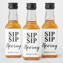 Sip Sip Hooray Favor