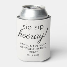 Sip Sip Hooray Wedding Favor Benvit noj