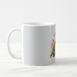 Sip & stay mug AI art Kaffemugg