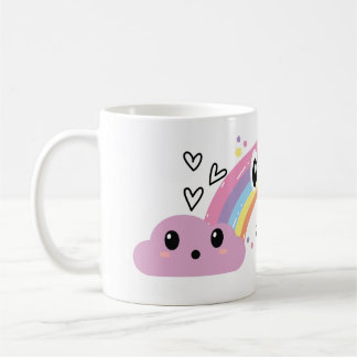 Sip Under the Rainbow” Cute Mug Kaffemugg