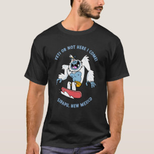 Sipapu New mexico Yeti Snowboarding Vacation for K T Shirt