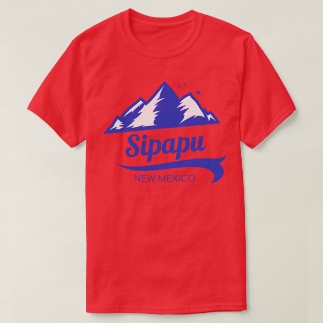 Sipapu ski New mexico T Shirt (Design framsida)