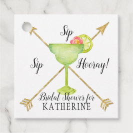 Sipp Sipp Hurra Margarita Pilar Blå Bröllopsfest Gåvor Etiketter