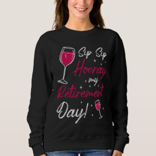 Sipp Sipp Hurra Pensioneringsdag Pensionerad Pensi T Shirt