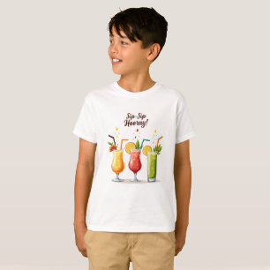 Sipp Sipp Hurra Söt Sommar Cocktail T-Shirt