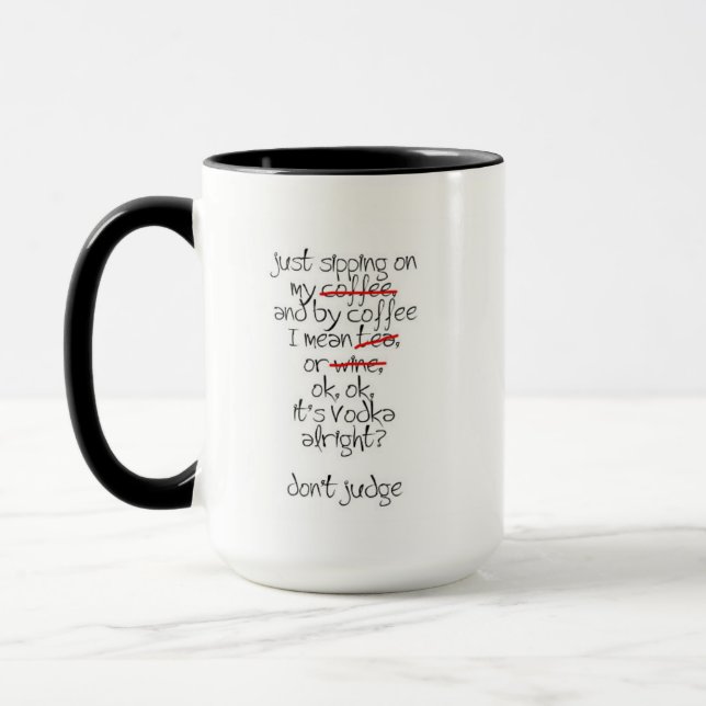 Sippade på min kaffemugg (Vänster)
