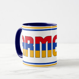 Sippin' med Armenien Patriotic Coffee Mugg