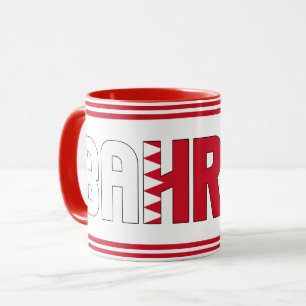 Sippin med Bahrain Patriotic Coffee Mugg