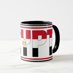 Sippin med Egypten Patriotic Coffee Mugg