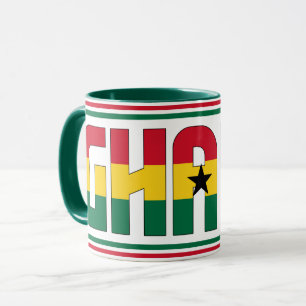 Sippin' med Ghana Patriotic Coffee Mugg