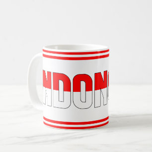 Sippin' med Indonesia Patriotic Kaffemugg