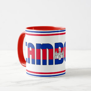 Sippin med Kambodja Patriotic Coffee Mugg