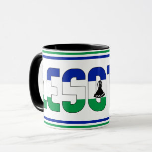 Sippin' med Lesotho Patriotic Coffee Mugg