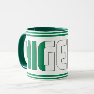 Sippin med Nigeria Patriotic Coffee Mugg