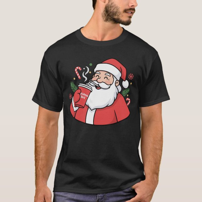 Sippin’ on Christmas Spirit Tee (Framsida)