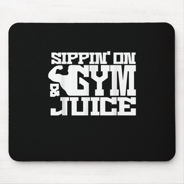 Sippin on Gym Juice - Manar Workout Shirts Funny Musmatta (Framsidan)