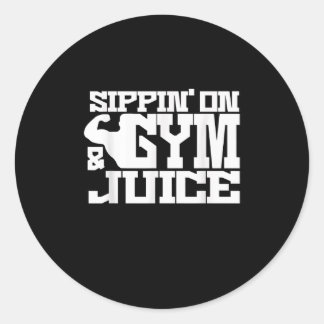 Sippin on Gym Juice - Manar Workout Shirts Funny Runt Klistermärke