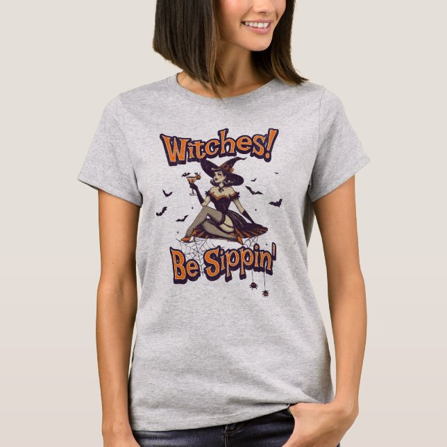 Sippin T Shirt (Framsida)