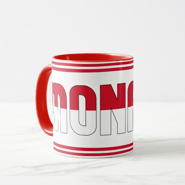"Sippin' with Monaco" Patriotic Coffee Mugg (Framsida vänster)