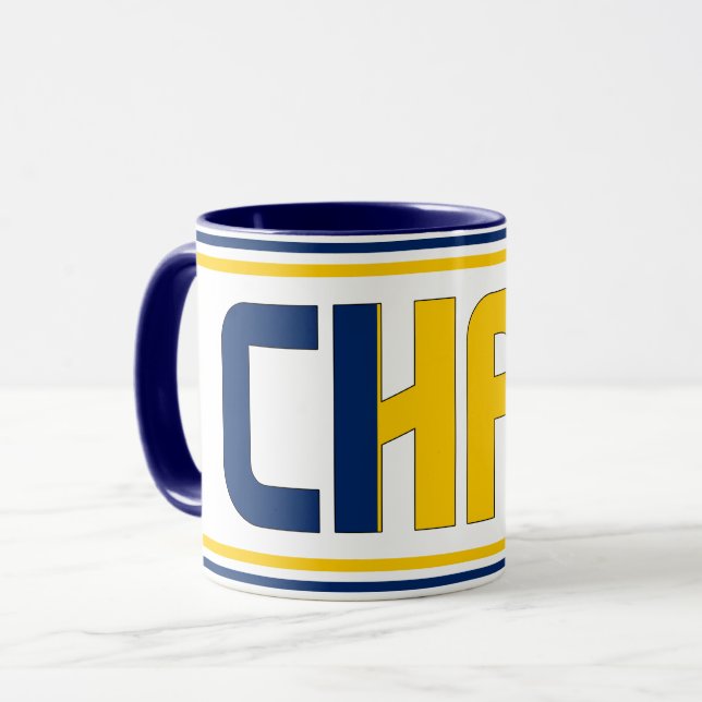"Sippin' with Tchad" Patriotic Coffee Mugg (Framsida vänster)
